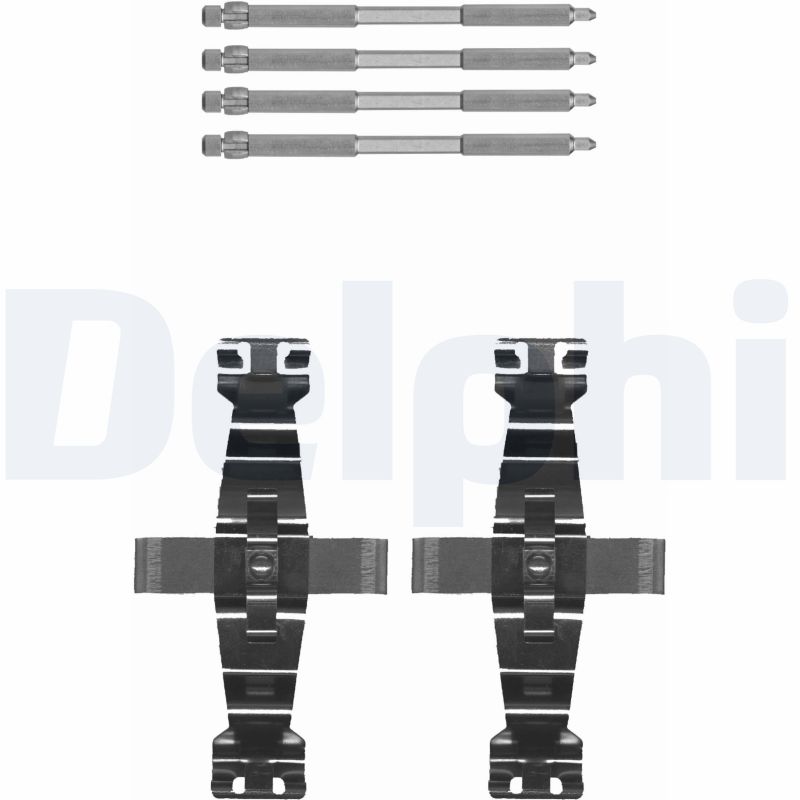 DELPHI Tartozékkészlet, tárcsafékbetét LX0674_DEL