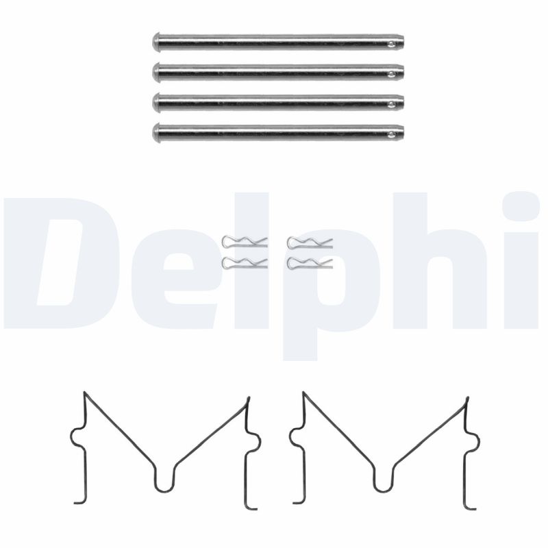 DELPHI Tartozékkészlet, tárcsafékbetét LX0691_DEL