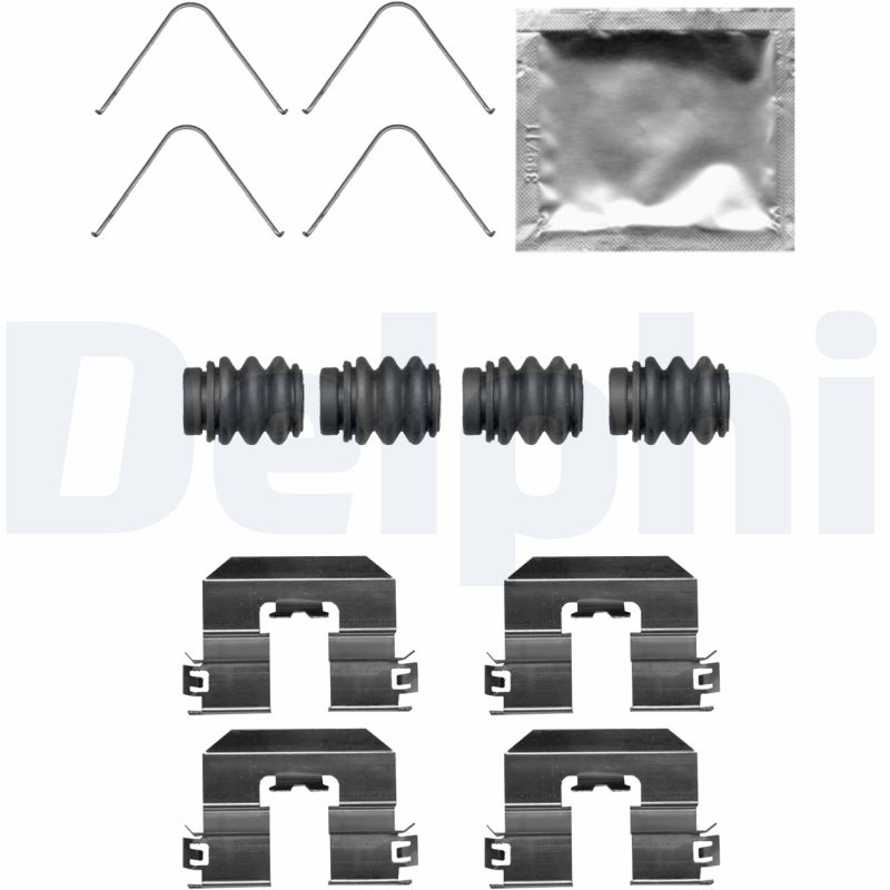 DELPHI Tartozékkészlet, tárcsafékbetét LX0706_DEL