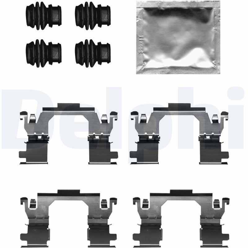 DELPHI Tartozékkészlet, tárcsafékbetét LX0709_DEL