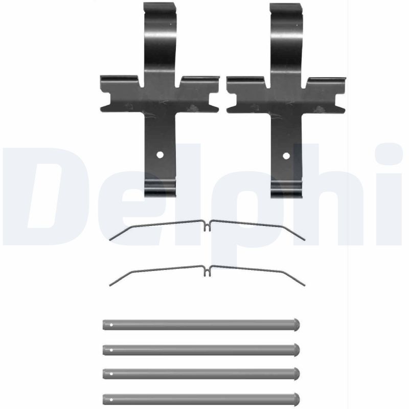 DELPHI Tartozékkészlet, tárcsafékbetét LX0742_DEL