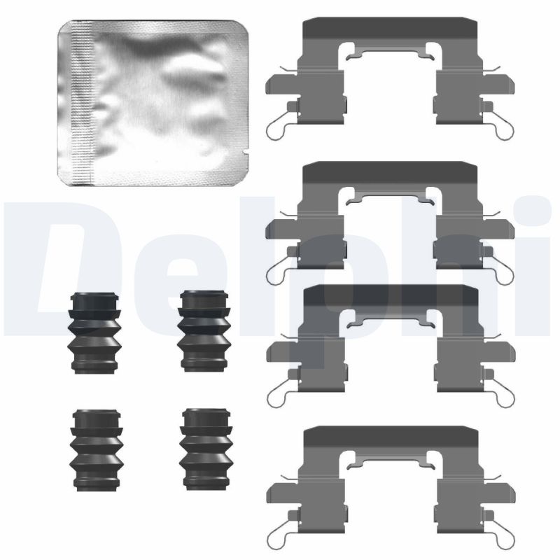 DELPHI Tartozékkészlet, tárcsafékbetét LX0743_DEL