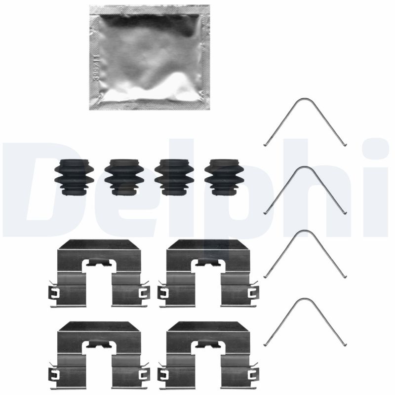 DELPHI Tartozékkészlet, tárcsafékbetét LX0746_DEL
