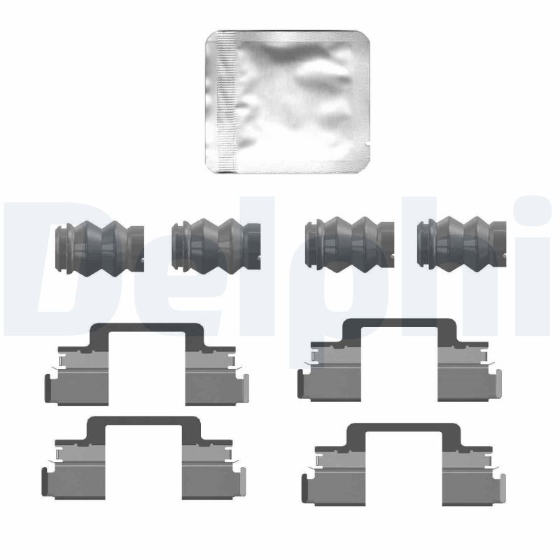 DELPHI Tartozékkészlet, tárcsafékbetét LX0769_DEL