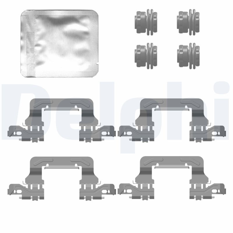 DELPHI Tartozékkészlet, tárcsafékbetét LX0778_DEL