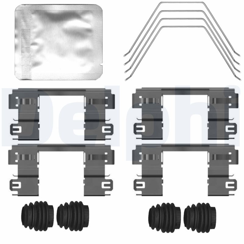 DELPHI Tartozékkészlet, tárcsafékbetét LX0797_DEL