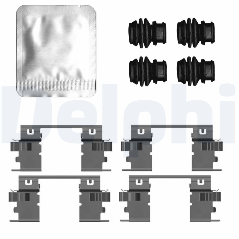 DELPHI Tartozékkészlet, tárcsafékbetét LX0799_DEL