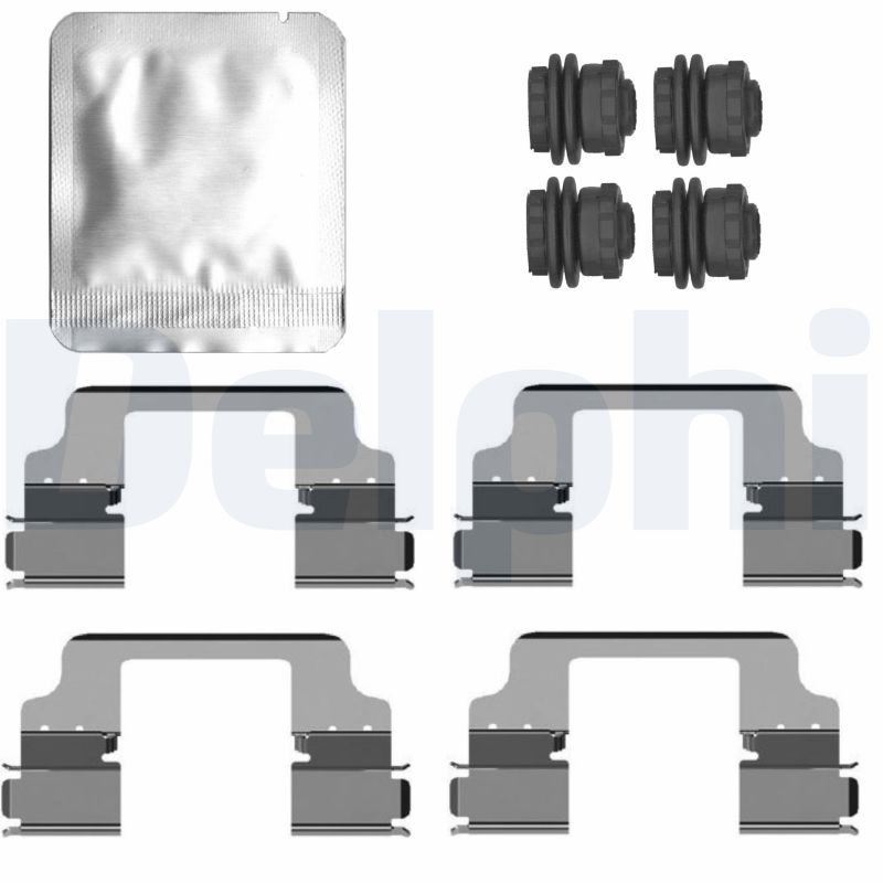 DELPHI Tartozékkészlet, tárcsafékbetét LX0801_DEL