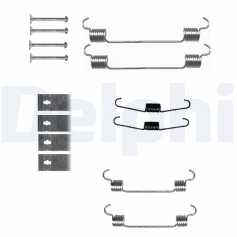 DELPHI Tartozékkészlet, fékpofa LY1343_DEL