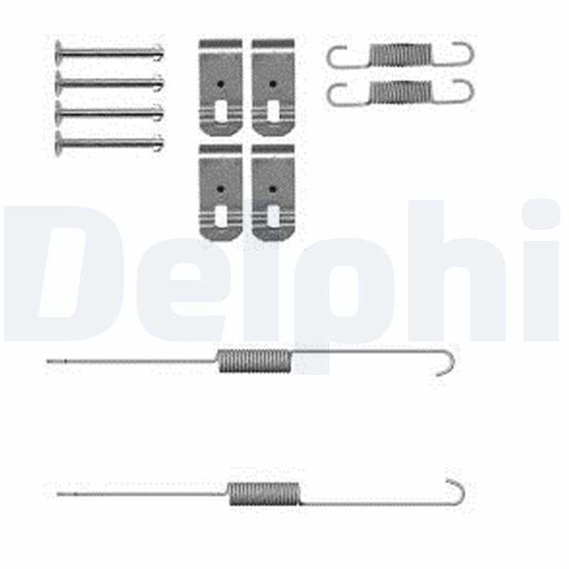 DELPHI Tartozékkészlet, fékpofa LY1382_DEL