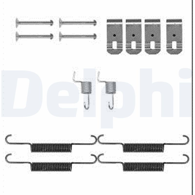 DELPHI Tartozékkészlet, fékpofa LY1399_DEL