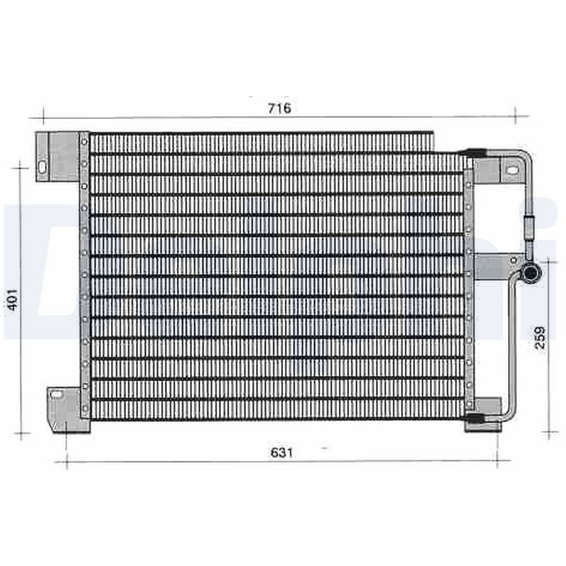 DELPHI Klímahűtő TSP0225243_DEL