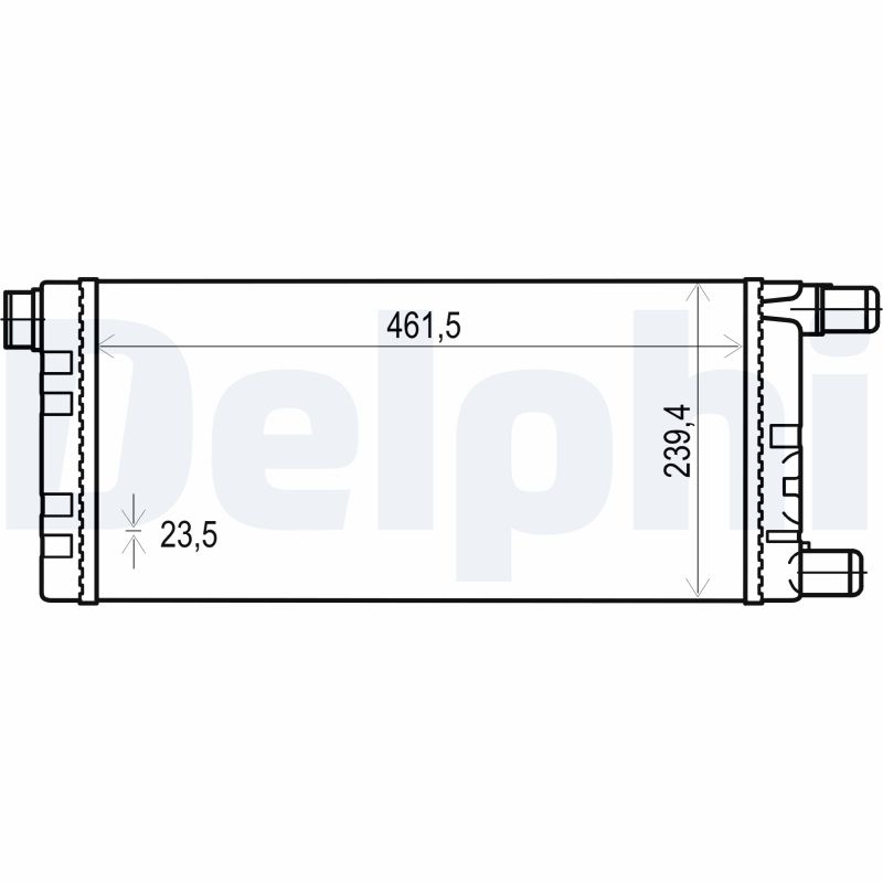 DELPHI Vízhűtő TSP0524015_DEL