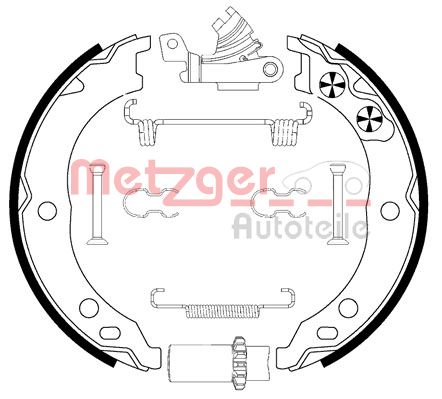 METZGER Fékpofa 0152019_METZ