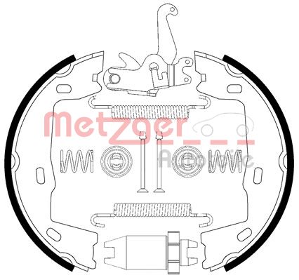 METZGER 0152021_METZ Fékpofa