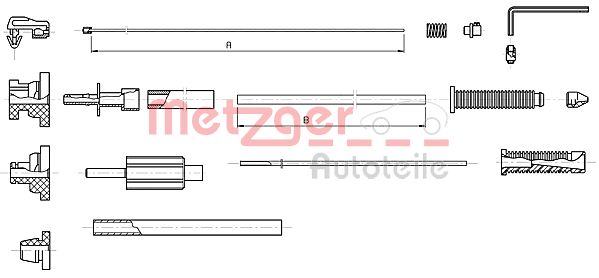 METZGER Gázbowden 10.1179_METZ