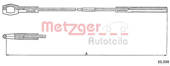 METZGER Kuplungbowden 10.304_METZ