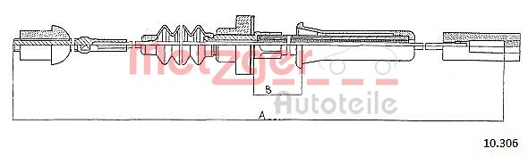 METZGER Kuplungbowden 10.306_METZ