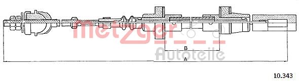 METZGER Kuplungbowden 10.343_METZ