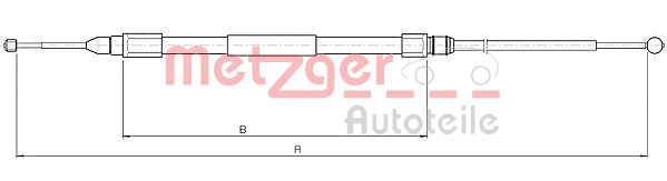 METZGER Kézifék bowden 10.4268_METZ