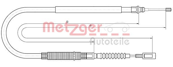 METZGER Kézifék bowden 10.4728_METZ