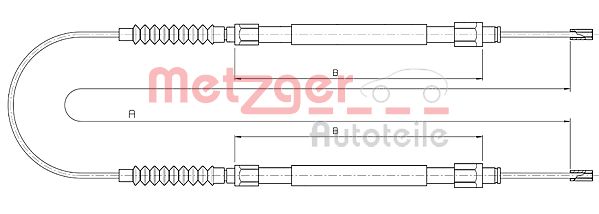 METZGER Kézifék bowden 10.4731_METZ