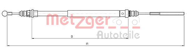 METZGER Kézifék bowden 10.4735_METZ