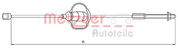 METZGER Kézifék bowden 10.5360_METZ