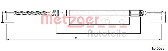 METZGER Kézifék bowden 10.6683_METZ