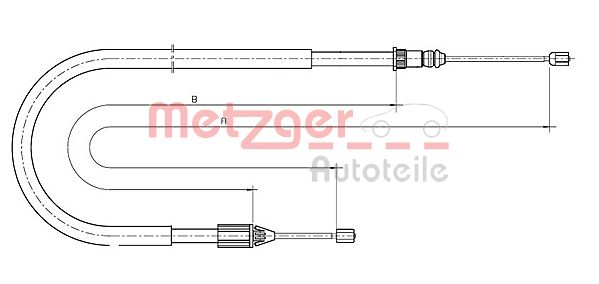 METZGER Kézifék bowden 10.6699_METZ