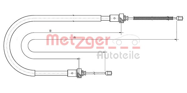 METZGER Kézifék bowden 10.6890_METZ