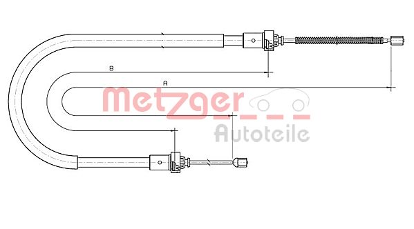 METZGER Kézifék bowden 10.6892_METZ