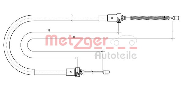 METZGER Kézifék bowden 10.6893_METZ