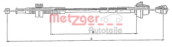 METZGER Gázbowden 10.0152_METZ