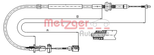 METZGER Gázbowden 10.0861_METZ