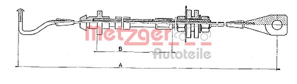 METZGER Gázbowden 10.090_METZ