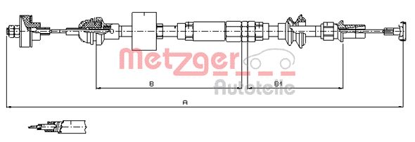 METZGER Kuplungbowden 10.3159_METZ