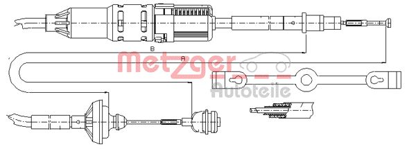 METZGER Kuplungbowden 10.3211_METZ