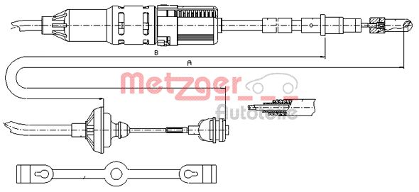 METZGER Kuplungbowden 10.342_METZ