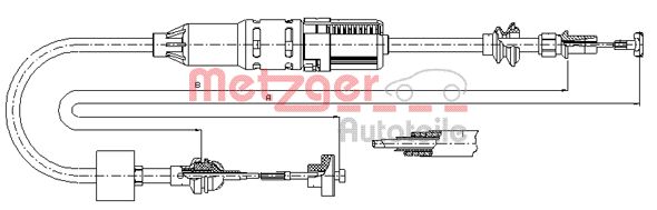 METZGER Kuplungbowden 10.3442_METZ