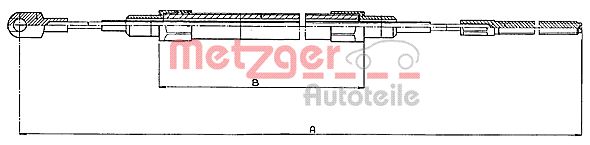 METZGER Kézifék bowden 10.415_METZ