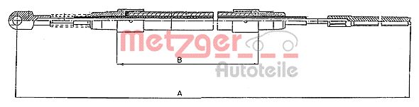 METZGER Kézifék bowden 10.423_METZ