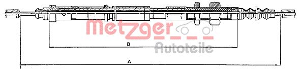 METZGER Kézifék bowden 10.4651_METZ