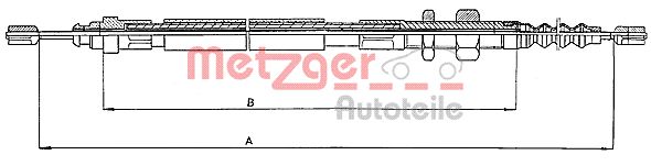 METZGER Kézifék bowden 10.4682_METZ