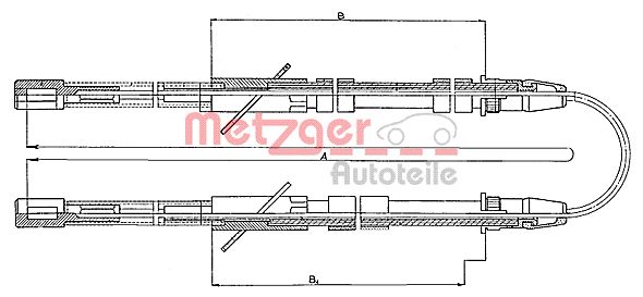 METZGER Kézifék bowden 10.562_METZ