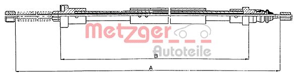 METZGER Kézifék bowden 10.6011_METZ