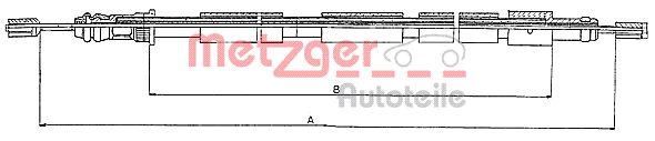 METZGER Kézifék bowden 10.6021_METZ