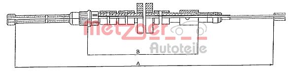 METZGER Kézifék bowden 10.6023_METZ