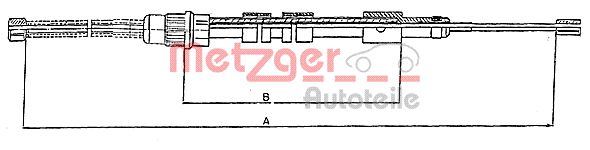 METZGER Kézifék bowden 10.6024_METZ