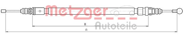 METZGER Kézifék bowden 10.6235_METZ